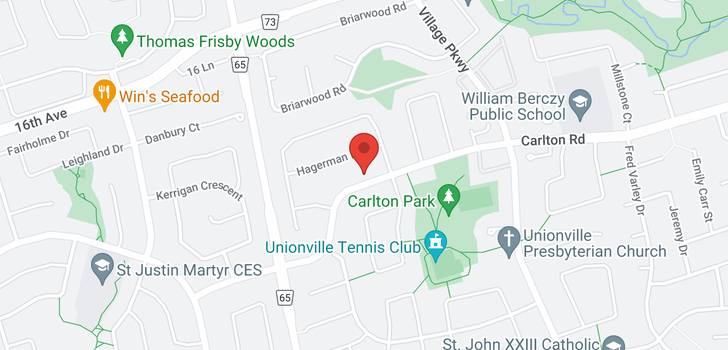 map of  46 Carlton Rd
